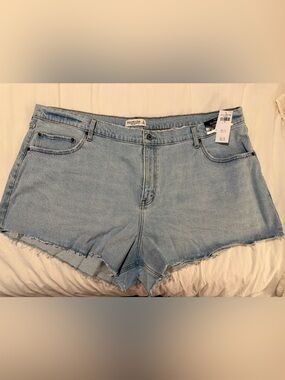 Abercrombie & Fitch CURVE LOVE “The 90’s Relaxed Cutoff Short” Size 36